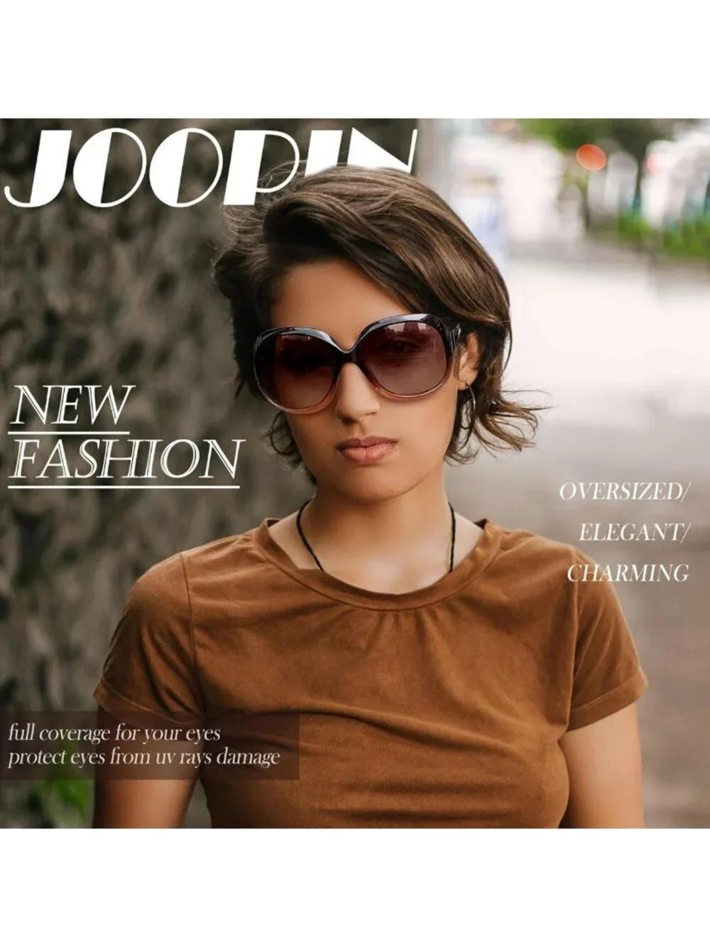 Trendy Oversized Polarized Sunglasses for Women - UV Protection, Large Shades